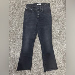 Madewell black denim